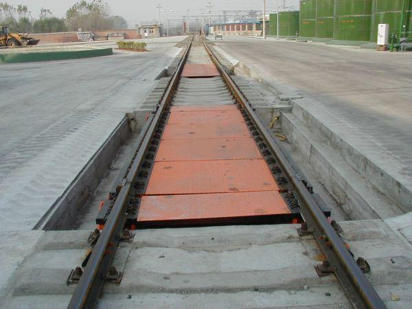 Electronic track scale