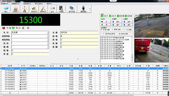 Full electronic vehicle scale weighing management system